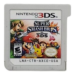 Super Smash Bros Nintendo 3DS Loose Cartridge Only Authentic
